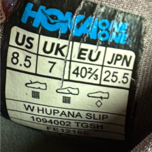 Hoka One One Women's Slip-On Sneakers in Pink and Gray - Picture 6 of 6